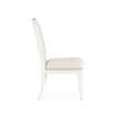 Bowery Hill Upholstered Side Chair 2-Pack in Egg Shell White