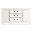 Bowery Hill Buffet in Egg Shell White With Felt Lined Drawer