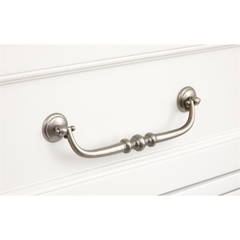 Bowery Hill Buffet in Egg Shell White With Felt Lined Drawer