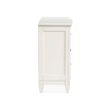 Bowery Hill Buffet in Egg Shell White With Felt Lined Drawer