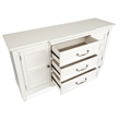 Bowery Hill Buffet in Egg Shell White With Felt Lined Drawer