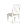 Bowery Hill Upholstered Side Chair 2-Pack in Egg Shell White