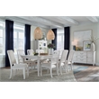 Bowery Hill Upholstered Side Chair 2-Pack in Egg Shell White