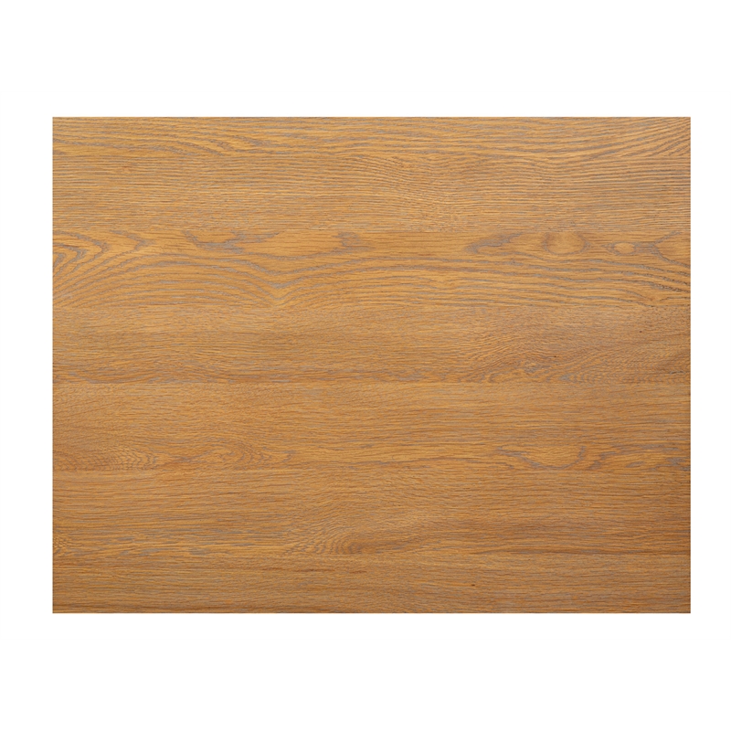 Bowery Hill Rectangular End Table in Belgian Wheat With Wood Stretcher