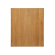 Bowery Hill Belgian Wheat Drawer End Table With Fixed Wood Shelf