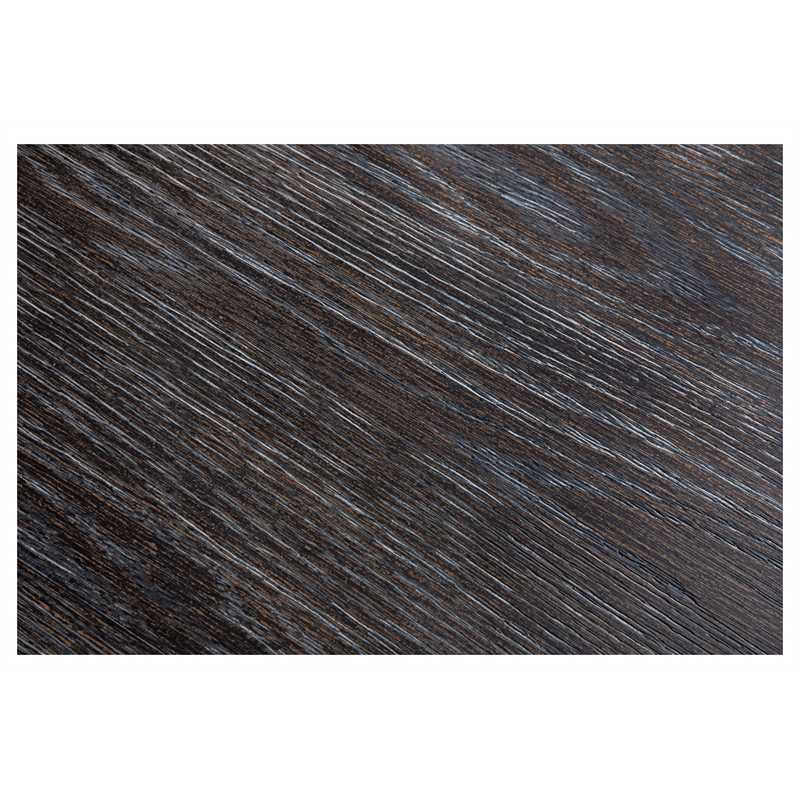 Bowery Hill Ravenwood Black L-Desk With Felt Drawers and Wood Stretchers