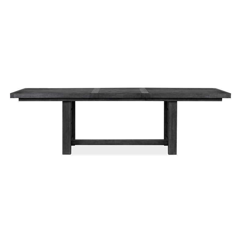Bowery Hill Extendable Trestle Dining Table 80