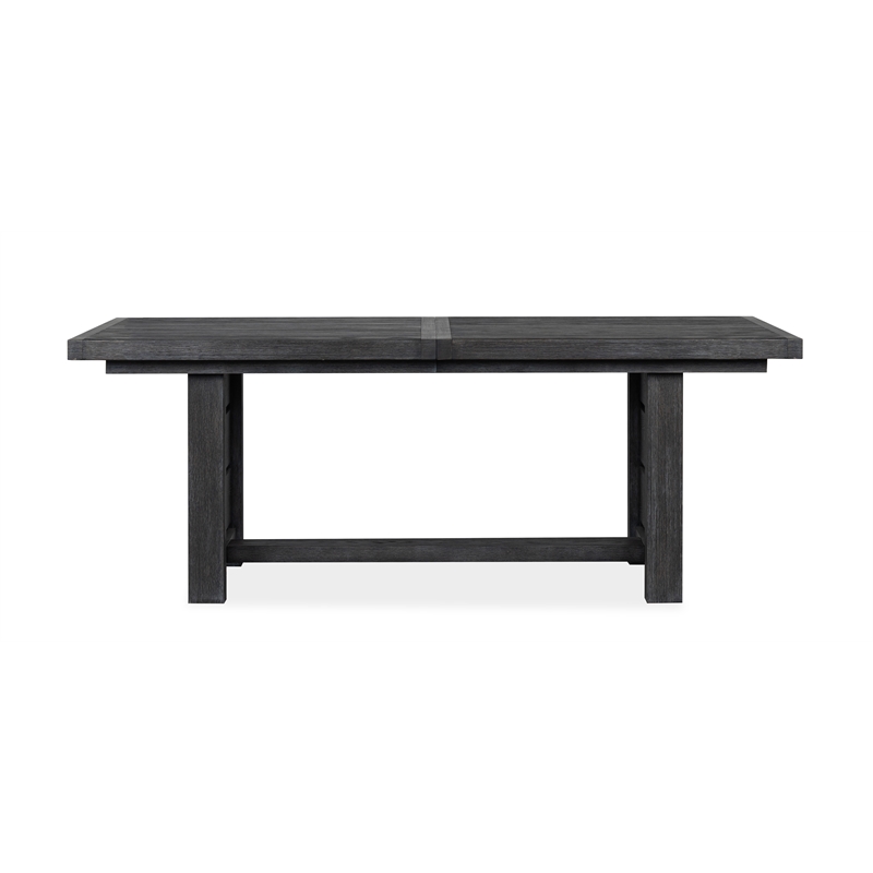 Bowery Hill Extendable Trestle Dining Table 80