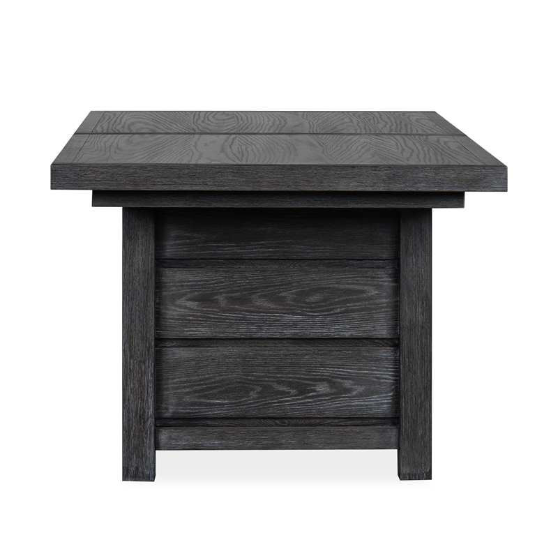 Bowery Hill Extendable Trestle Dining Table 80