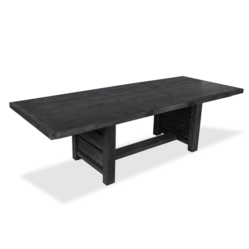Bowery Hill Extendable Trestle Dining Table 80