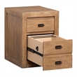 Bowery Hill Sierra Brown Mobile File With Casters and Anti-Tip Lock