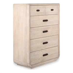 Bowery Hill 5-Drawer Bedroom Chest in Sanibel Brown With Dark Bronze