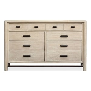 Bowery Hill 9-Drawer Bedroom Dresser in Sanibel Brown With Dark Bronze