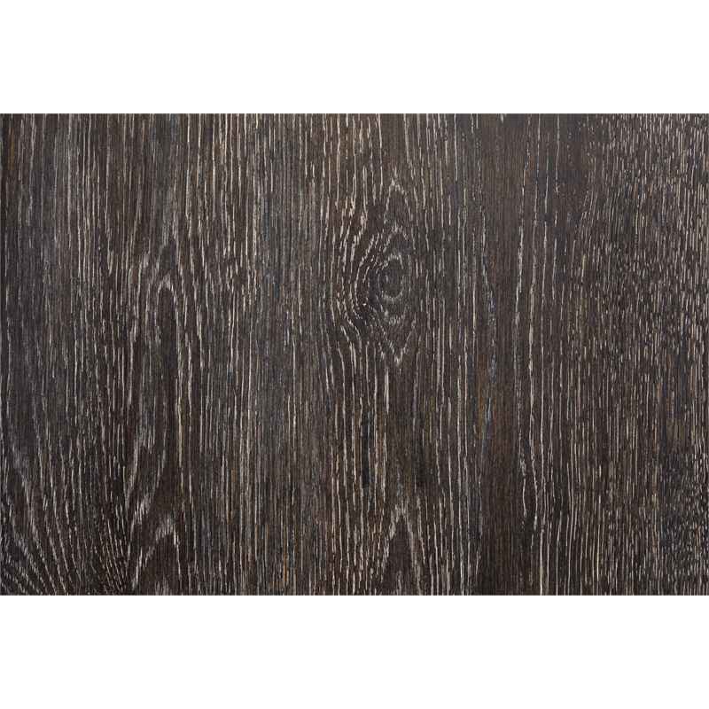 Bowery Hill King Panel Bed in Black Heron With Flakey Oak Veneer