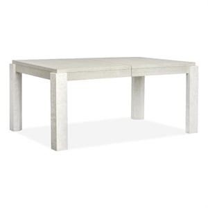 Bowery Hill Extendable Rectangular Dining Table 68&quot-86&quot in Misty Cloud