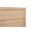 Bowery Hill Queen Panel Storage Bed in Sandstone Beige With 2 Drawers