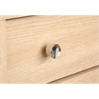 Bowery Hill Queen Panel Storage Bed in Sandstone Beige With 2 Drawers
