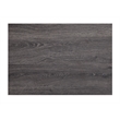 Bowery Hill 2-Drawer Nightstand in Raisin Black With Polished Silver