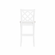 Bowery Hill 3-Piece Dining Set with Table and 2 Lattice Back Counter Stools