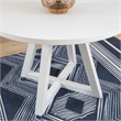 Bowery Hill 3-Piece Dining Set with Table and 2 Lattice Back Counter Stools