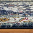 Bowery Hill Vintage Multicolor Medallion Boho Chic Faded Area Rug 7'10