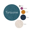 Bowery Hill Vintage Medallion Collage Faded Turquoise Area Rug 5'3