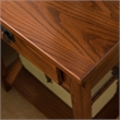Bowery Hill Traditional Solid Wood End Table Set of 2 in Rust