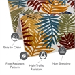 Bowery Hill Tropical Palm Indoor Outdoor Area Rug 3' x 5' in Multi-Color
