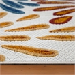 Bowery Hill Flower Print Indoor Outdoor Area Rug 5'3