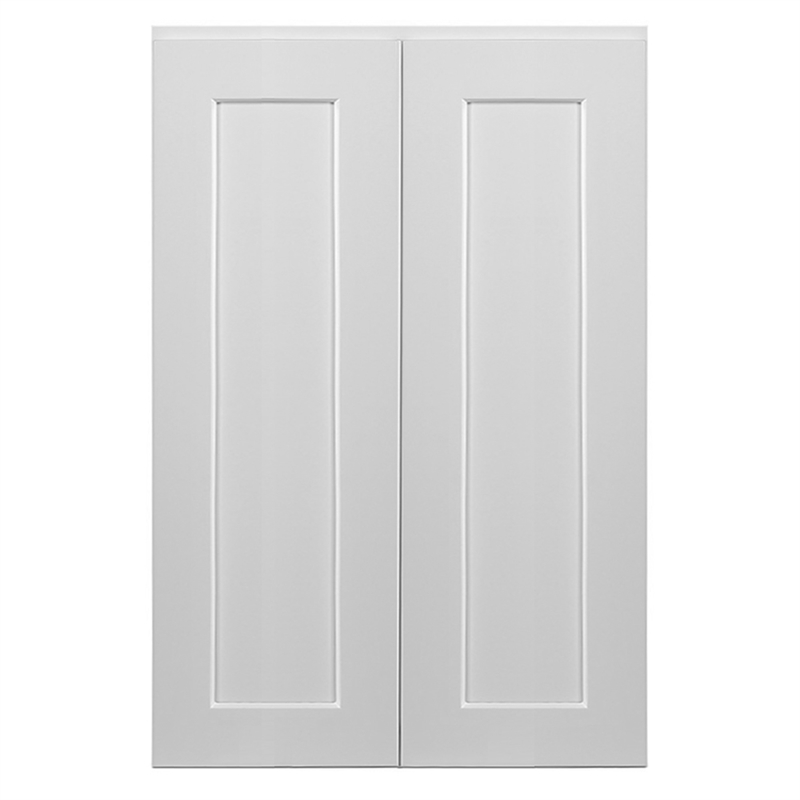 Bowery Hill Ready to Assemble Wall Wood Cabinet in White 24-Inch by 36-Inch