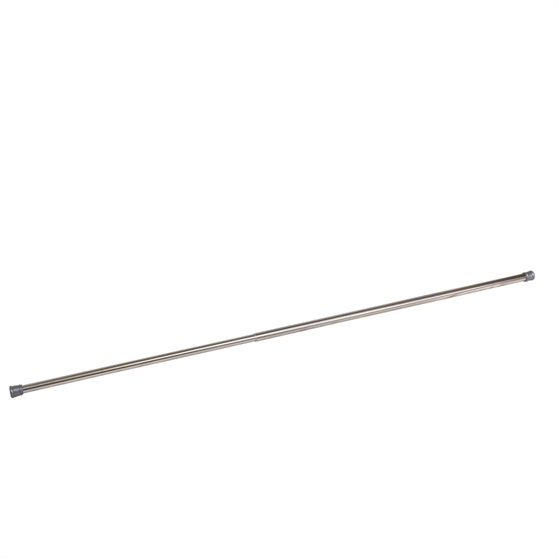 Bowery Hill Classic Adjustable 42 to 72-inch Shower Rod in Brushed Nickel
