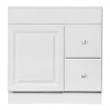 Bowery Hill 30-Inch 2-Drawer Wood Vanity Without Top in White