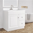 Bowery Hill 30-Inch 2-Drawer Wood Vanity Without Top in White