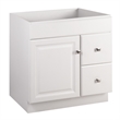 Bowery Hill 30-Inch 2-Drawer Wood Vanity Without Top in White