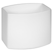 Bowery Hill Square Glass Lighting Components in Frosted White