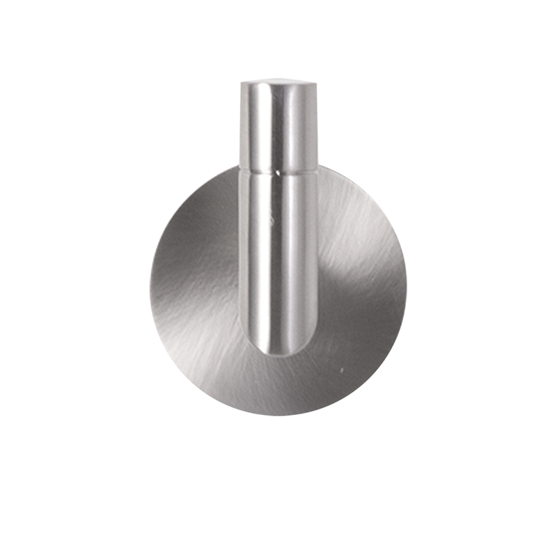 Bowery Hill Modern Linear Metal Robe Hook 2-Pack in Satin Nickel