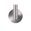 Bowery Hill Modern Linear Metal Robe Hook 2-Pack in Satin Nickel