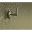 Bowery Hill Modern Linear Metal Robe Hook 2-Pack in Satin Nickel