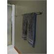 Bowery Hill Modern Linear Metal Robe Hook 2-Pack in Satin Nickel