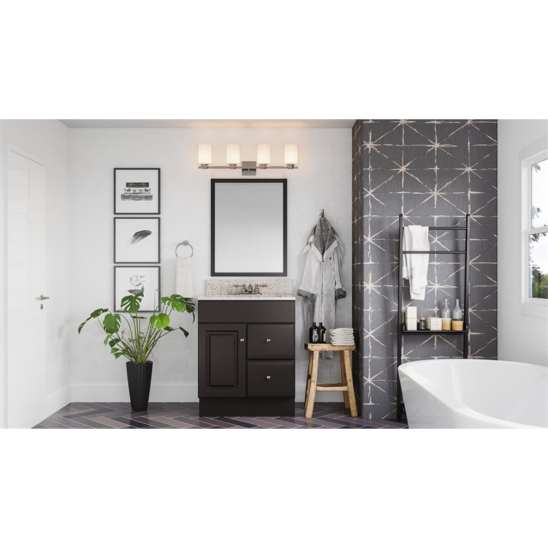 Bowery Hill Traditional Metal Robe Hook in Brushed Silver Nickel