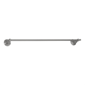 Bowery Hill Traditional Brass Towel Bar in Satin Nickel 24-Inches