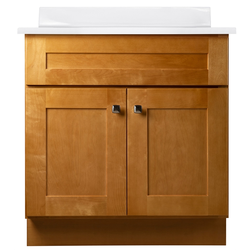 Bowery Hill Vanity in Modern Birch w/ Cultured Marble Top Assembled 31in