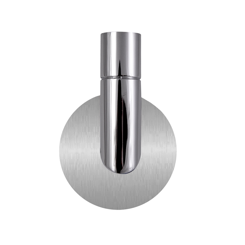 Bowery Hill Zinc Metal Single Robe Hook in Polished Chrome Finish