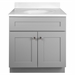 Gray-Solid White