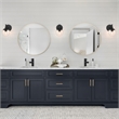 Bowery Hill Round Decorative Glass Wall Mirror with Gold Frame 24 Inch