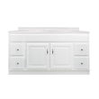 Bowery Hill 61-Inch Vanity with Solid White Cultured Marble Top