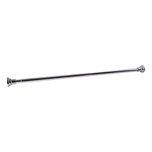 Bowery Hill Classic Adjustable 42 to 72 Inch Shower Rod in Polished Chrome