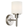 Bowery Hill Cylinder Replacement Glass Light Shade in White 5.3 Inch