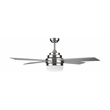 Bowery Hill 52 Inch LED Stainless Steel Ceiling Fan in Brushed Nickel