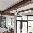 Bowery Hill 52 Inch LED Stainless Steel Ceiling Fan in Brushed Nickel
